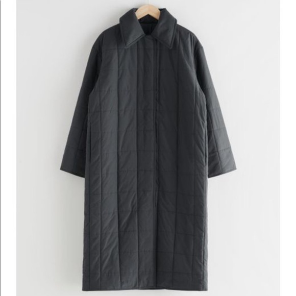 Grey Relaxed Padded Puffer Coat | Poshmark